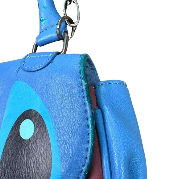 Loungefly x Hot Topic Exclusive x Disney Lilo & Stitch Face Crossbody Bag - Picture 9 of 11